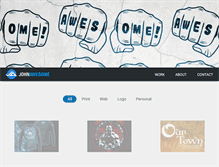 Tablet Screenshot of johnawesome.com